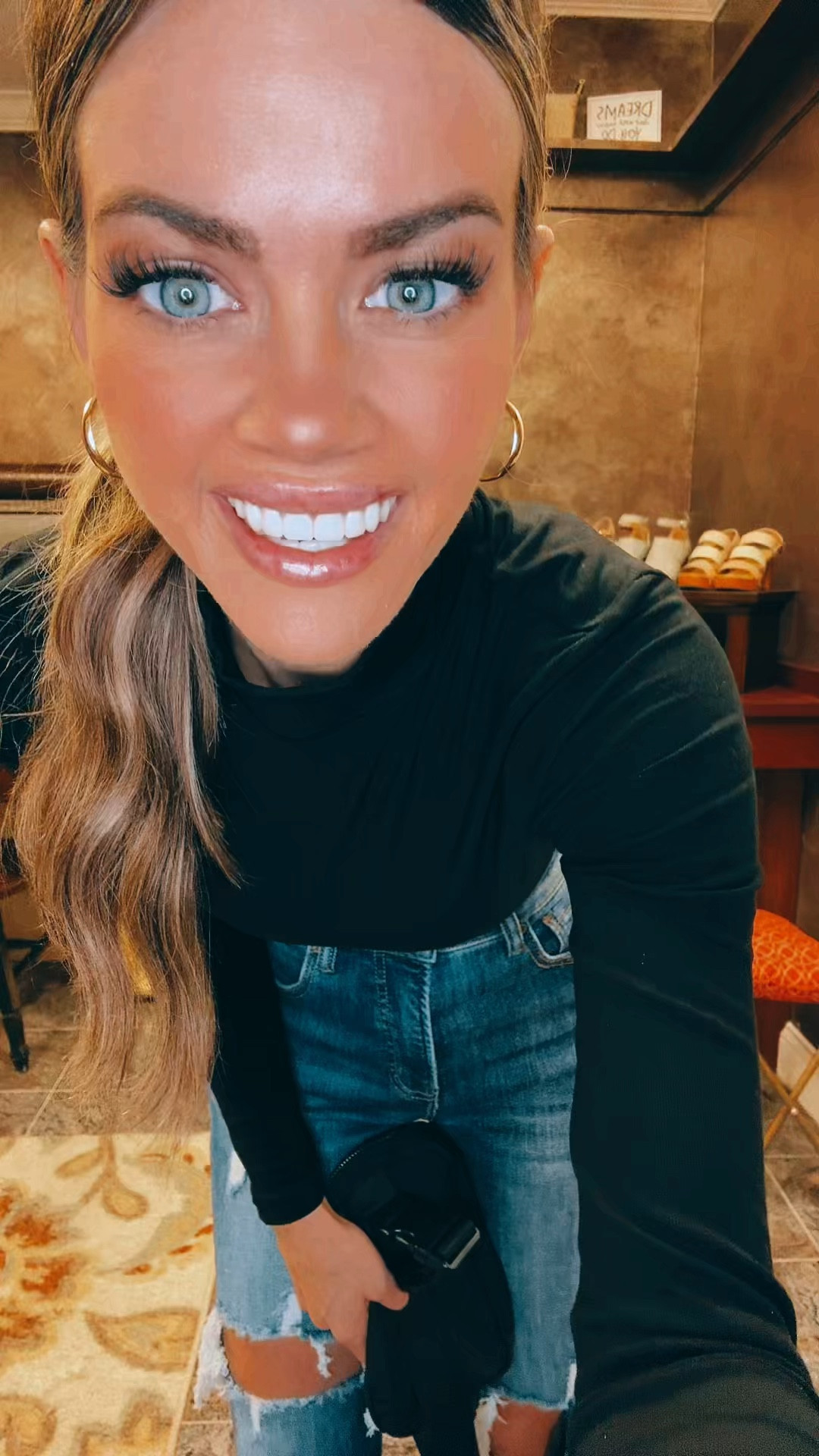 Mock turtle neck! 

#LTKMostLoved #LTKSeasonal #LTKSpringSale