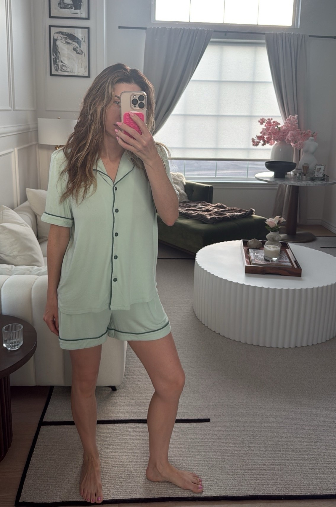 Most favorite PJs 🤍￼

#LTKMothersDay #LTKmorningroutine #LTKmomlife