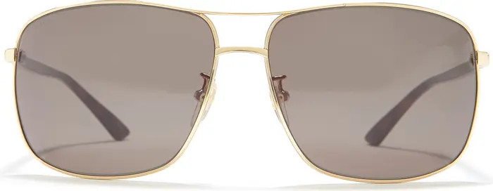 Gucci 66mm Aviator Sunglasses | Nordstromrack | Nordstrom Rack