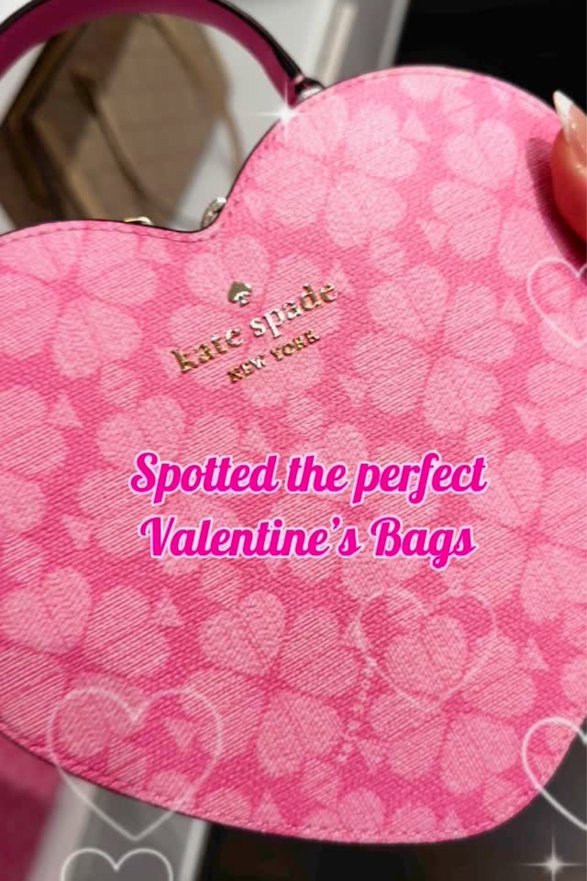 Spotted these dreamy pink Kate Spade bags at the mall, and they’re perfect for Valentine’s Day! 💖 The ultimate accessory for the season of love. Which one do you have your heart set on? 💕 

#ValentinesReady #KateSpadeLove #PinkPerfection
#AllThingsPink
#PinkObsessed
#PinkAesthetic
#KateSpadeStyle
#fabulousinpink