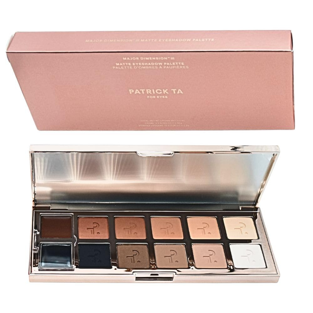 PATRICK TA Major Dimension III Matte Eyeshadow Palette | Amazon (US)