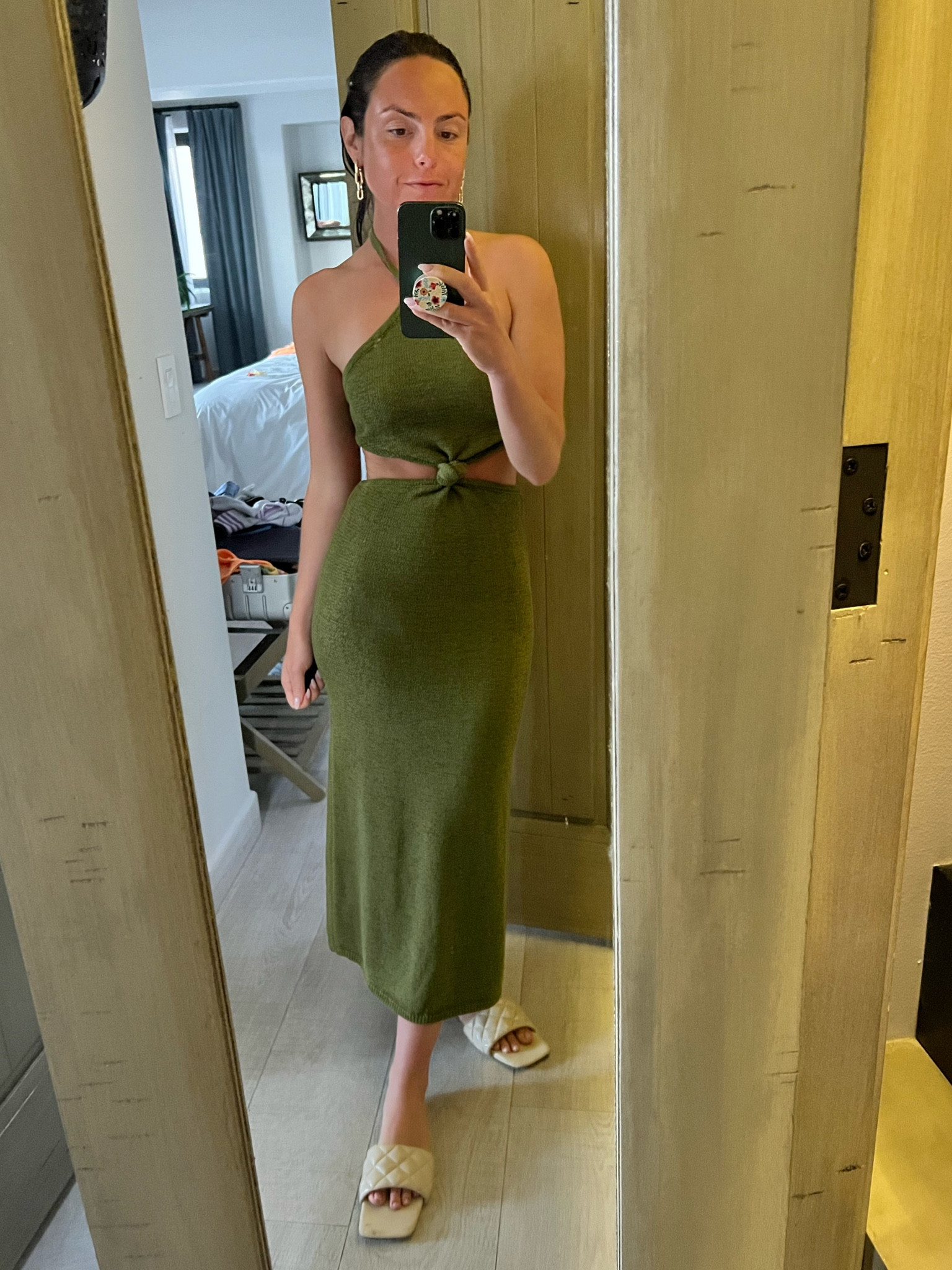 Cult Gaia - The Cameron Knit Dress in Olive! Everyone needs a staple Cult Gaia in their closest! I wear an XS. Olive is sold out but I loveee their neutrals and orange  

#LTKstyletip #LTKtravel #LTKFind