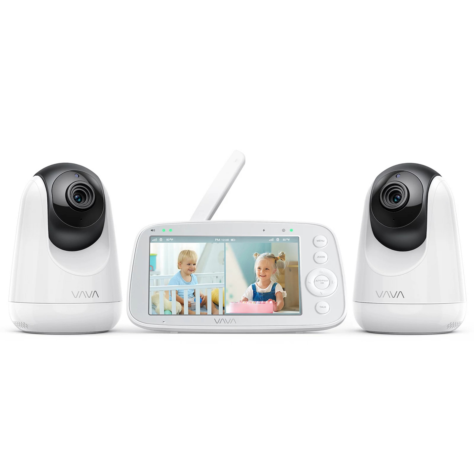 VAVA Split-View 5-Inch 720P Video Baby Monitor with 2 Cameras, Multicolor | Kohl's