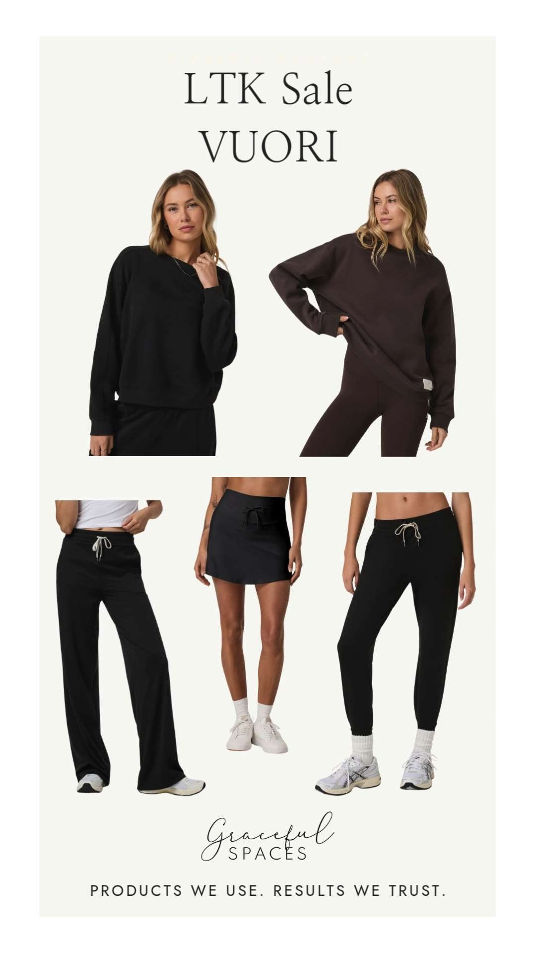 Vuori is part of the LTK Spring Sale!  Shop our Top 5 items from our athleisure wardrobe in constant rotation these days!  Don't forget to apply the coupon for 20% off your first order. 

 #LTKSpringSale #LTKmomlife #LTKActive