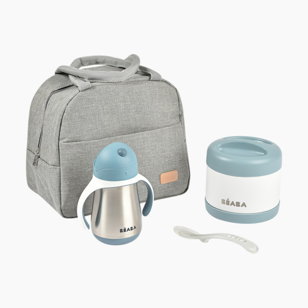 Beaba On-The-Go Meal Set in Rain | Babylist