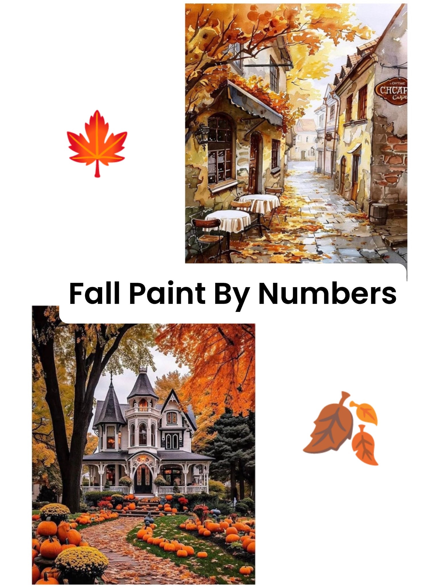 Fall paint by numbers 