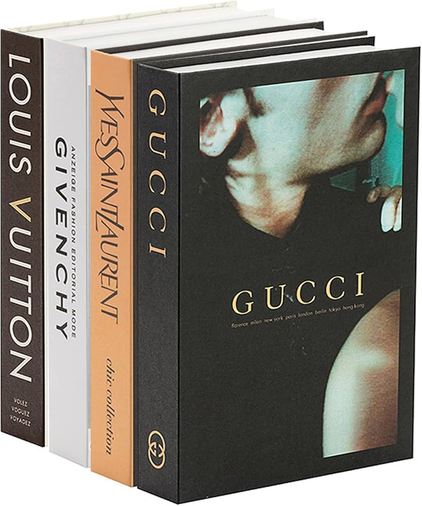 Decorative Books for Home Decor, Set of 4 Stylish Fake Books of Room Books Decor Aesthetic for Co... | Amazon (US)