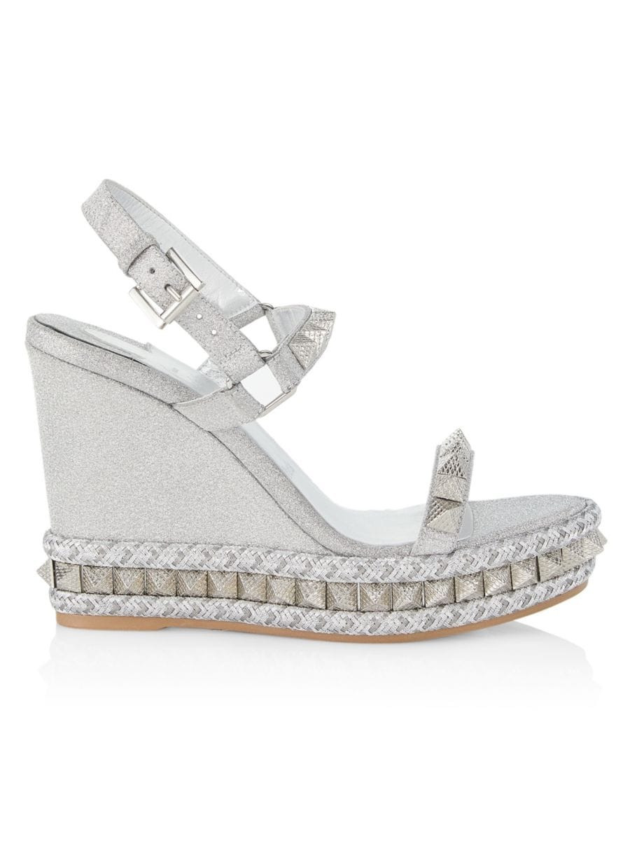 Pyraclou 110 Glitter Wedge Sandals | Saks Fifth Avenue