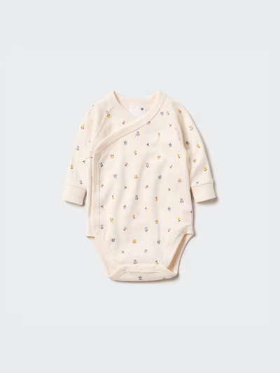 Printed Bodysuit | Long Sleeve | Front Open | UNIQLO (US)
