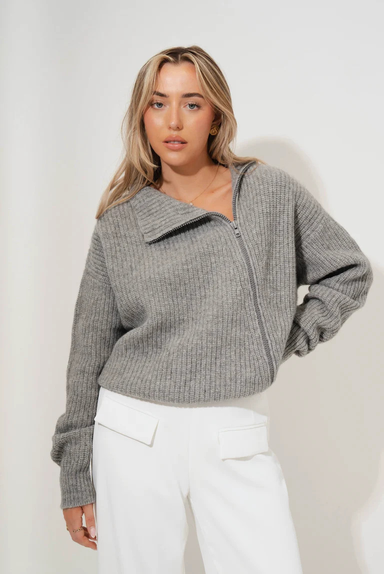 Wool Zip Jumper | Odd Muse
