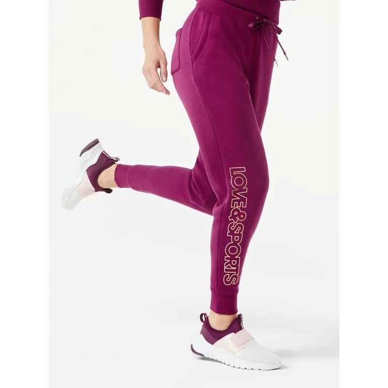 Love & Sports Women’s Fleece Jogger Pants | Walmart (US)