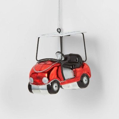 Golf Cart Glass Christmas Tree Ornament - Wondershop™ | Target