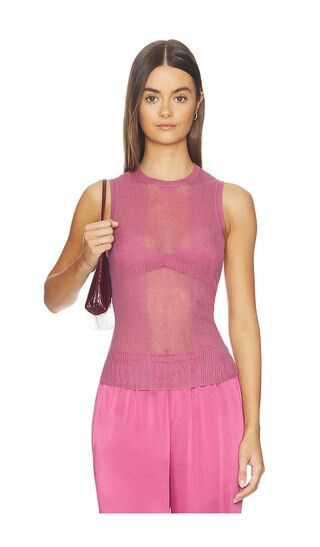 SEROYA Jori Top in Pink. - size XXS | Revolve Clothing (Global)