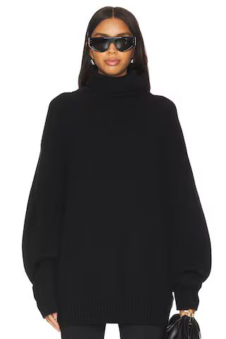 Helmut Lang Apex Chunky Turtleneck in Black from Revolve.com | Revolve Clothing (Global)