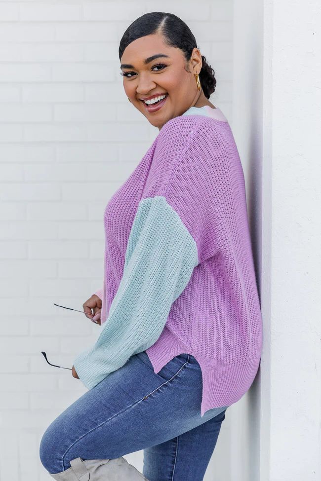 Take Up My Time Multicolor Colorblock Cardigan FINAL SALE | Pink Lily