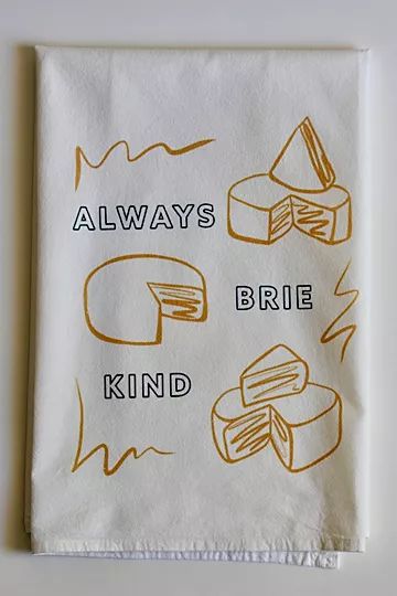 Overseasoned Always Brie Kind Tea Towel | Free People (Global - UK&FR Excluded)