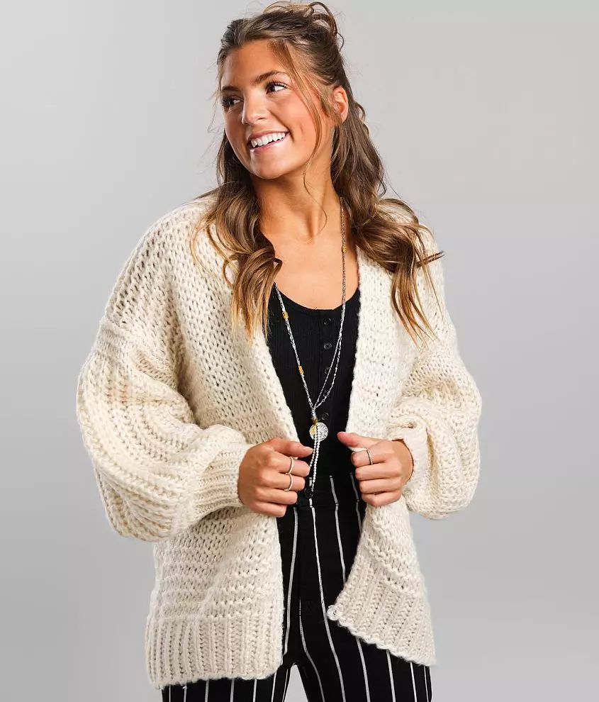 Hyfve Shaker Stitch Cardigan Sweater | Buckle