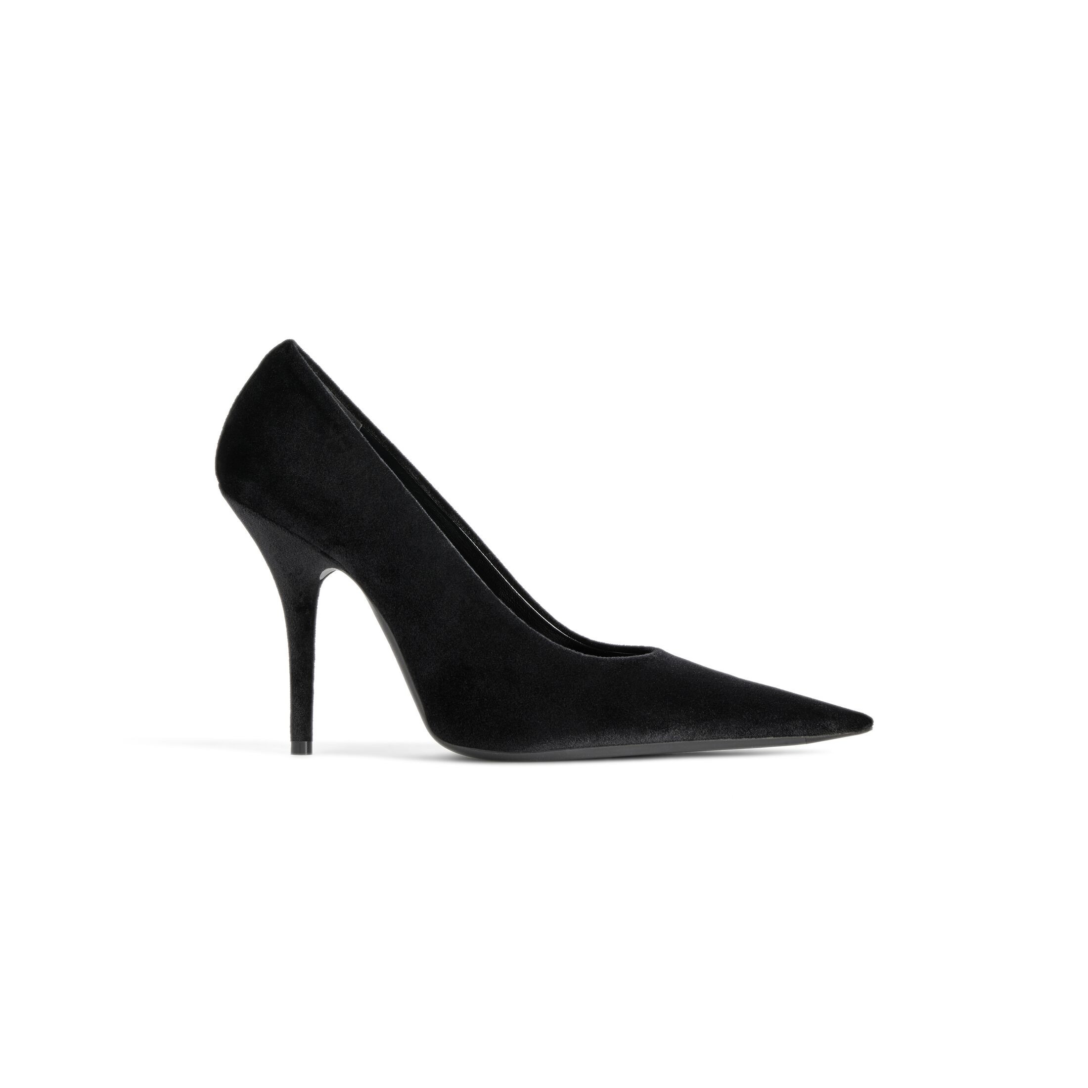 Balenciaga Knife 110mm Pump Black - Women's - 5 - Material: Polyester | Balenciaga