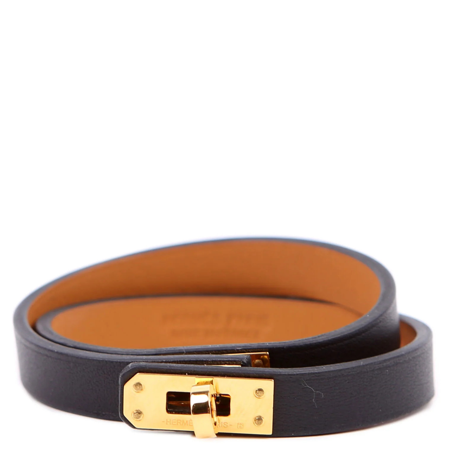 Kelly Double Tour Bracelet Black | Keeks Designer Handbags