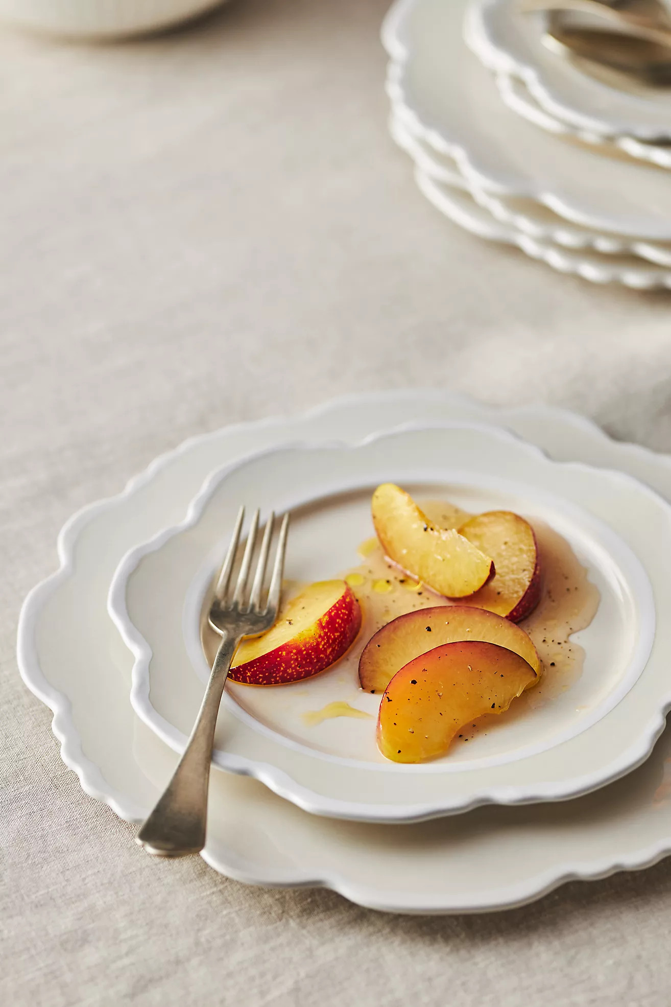 Lyla Stoneware Side Plates, Set of 4 | Anthropologie (US)