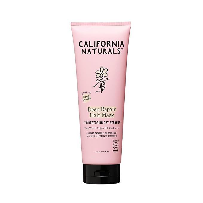 California Naturals Deep Repair Hair Mask, Paraben and Sulfate Free, Deep Conditioner for Dry, Da... | Amazon (US)