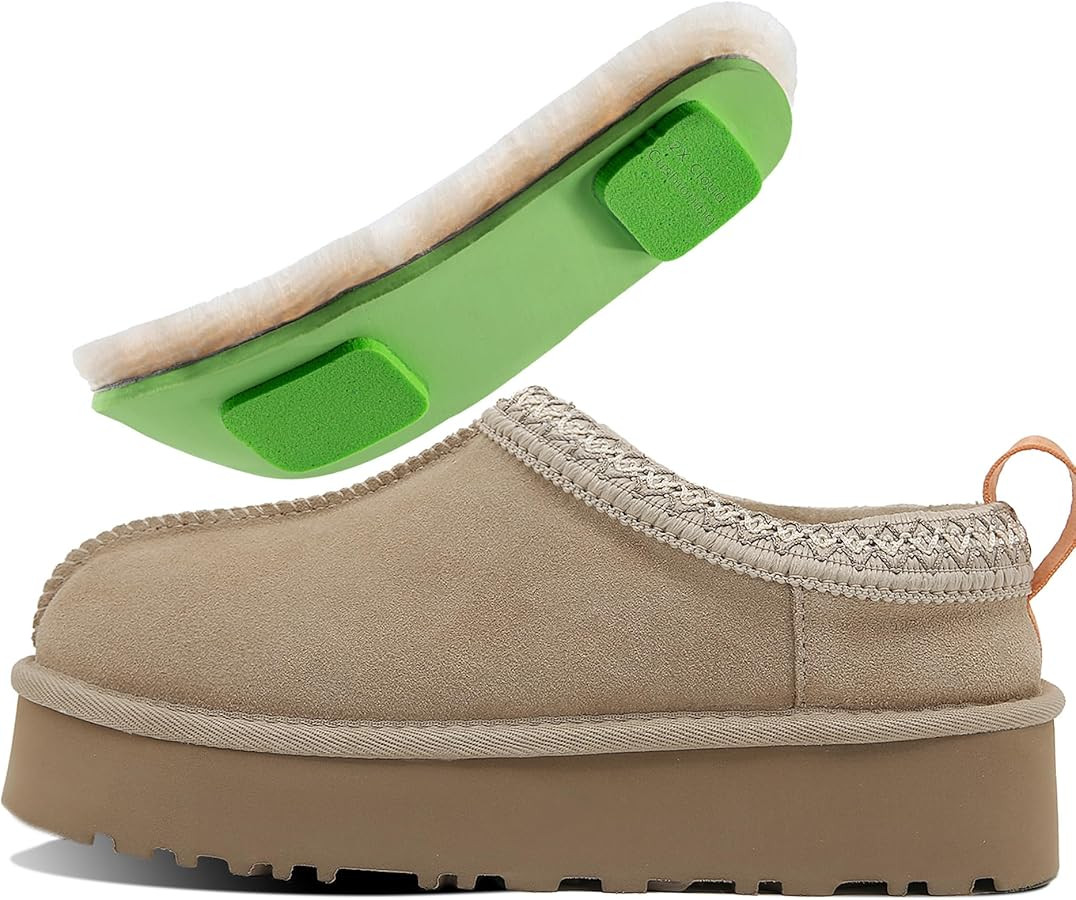 MelSyd Womens Slippers Sheepskin Indoor-Outdoor: 100% Australian Merino Wool Lined with Memory Fo... | Amazon (US)