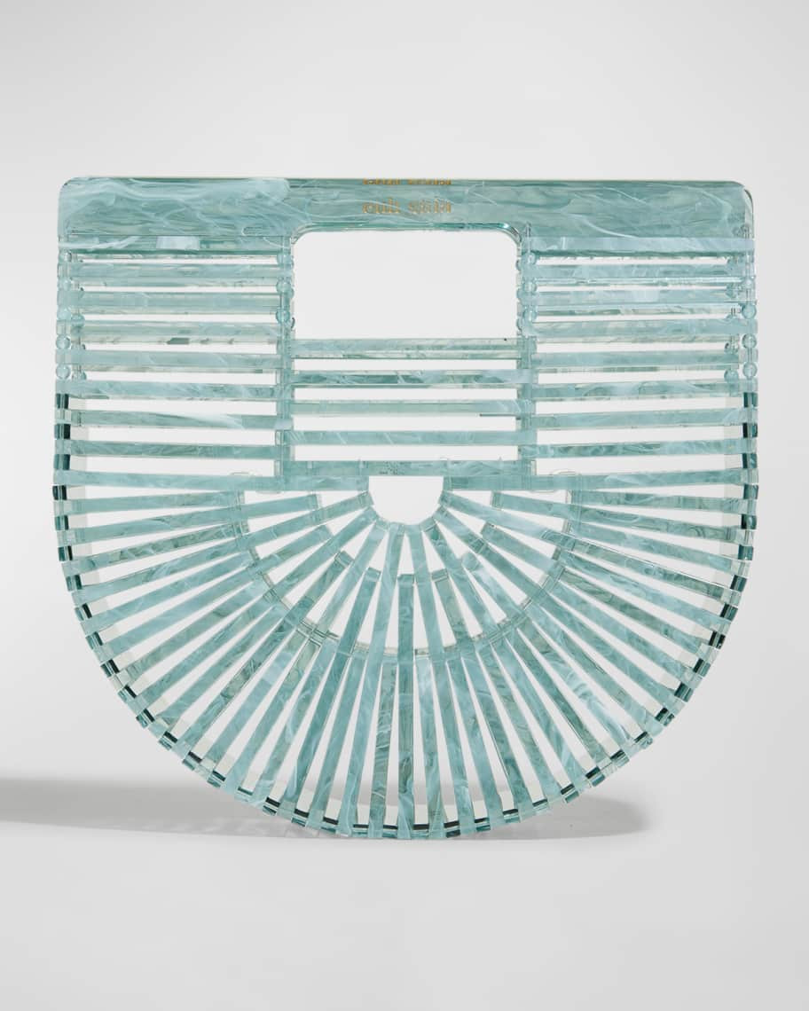 Cult Gaia Ark Mini Cutout Acrylic Top-Handle Bag | Neiman Marcus