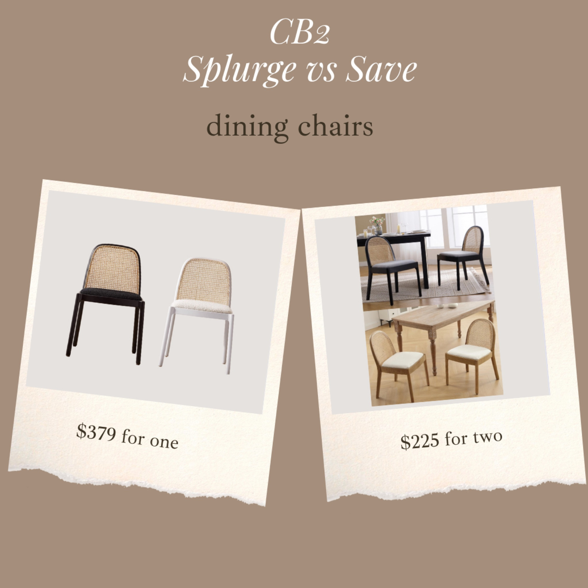 These popular CB2 inspired dining chairs are in stock in both colors!! Extra 7% off for prime members 🙌🏻

#LTKHome #LTKSaleAlert #LTKStyleTip