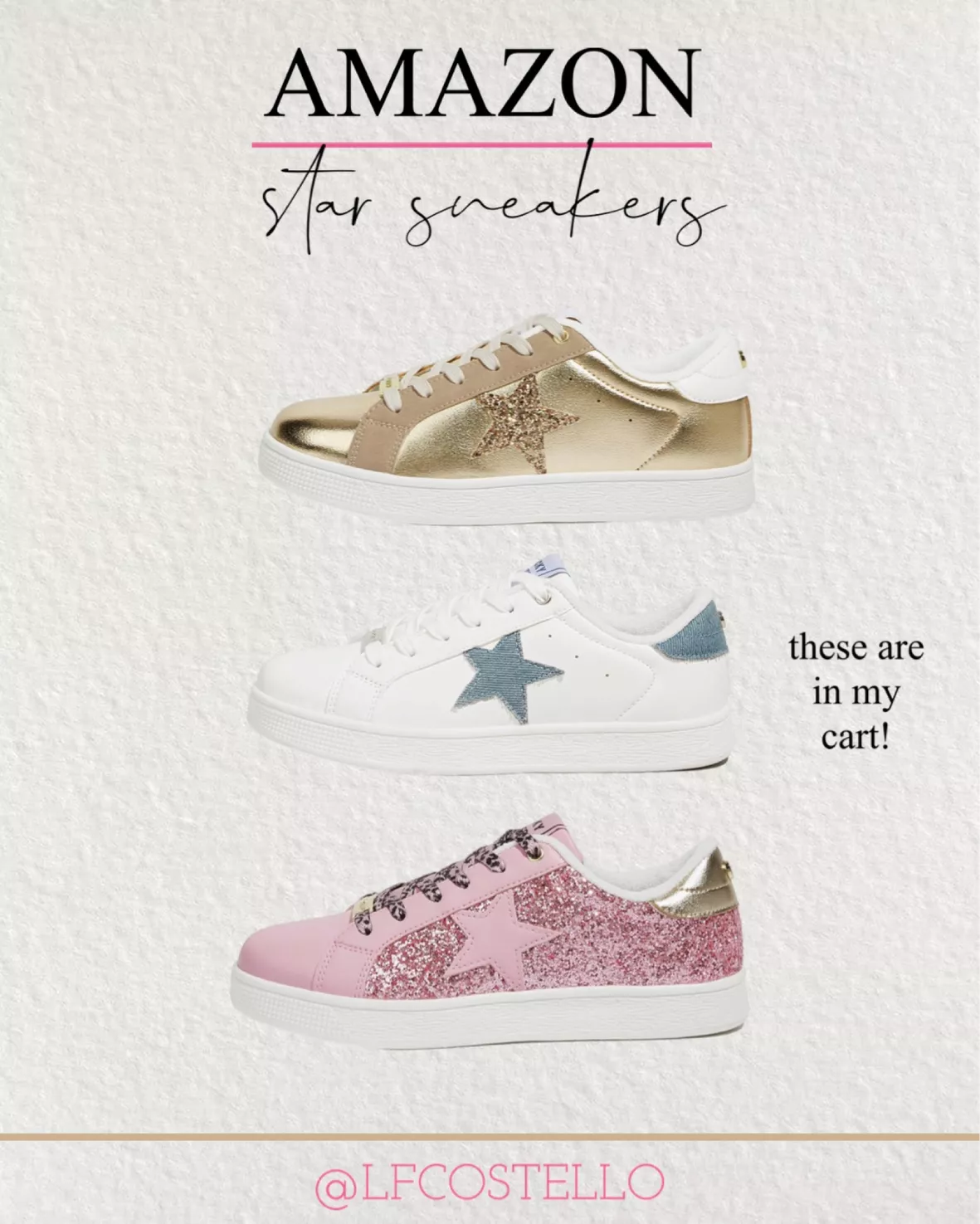 LUCKY STEP Glitter Sneakers Lace up curated on LTK