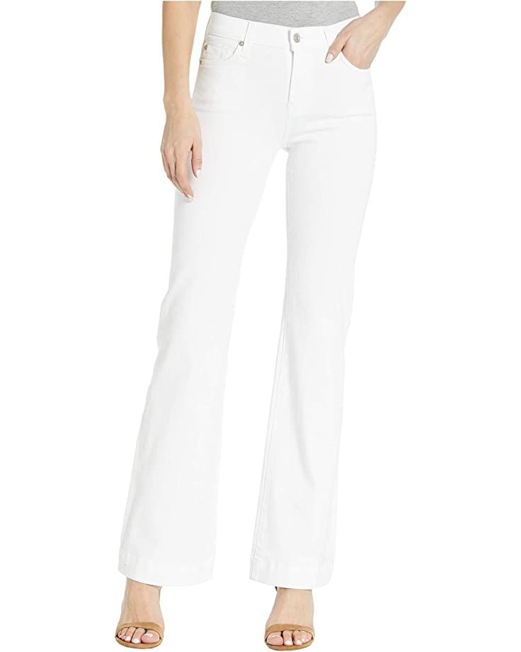 7 For All Mankind Dojo Tailorless in Slim Illusion White | Zappos