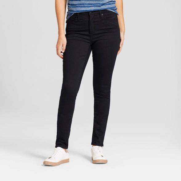 Women's High-Rise Skinny Jeans - Universal Thread™ Black | Target