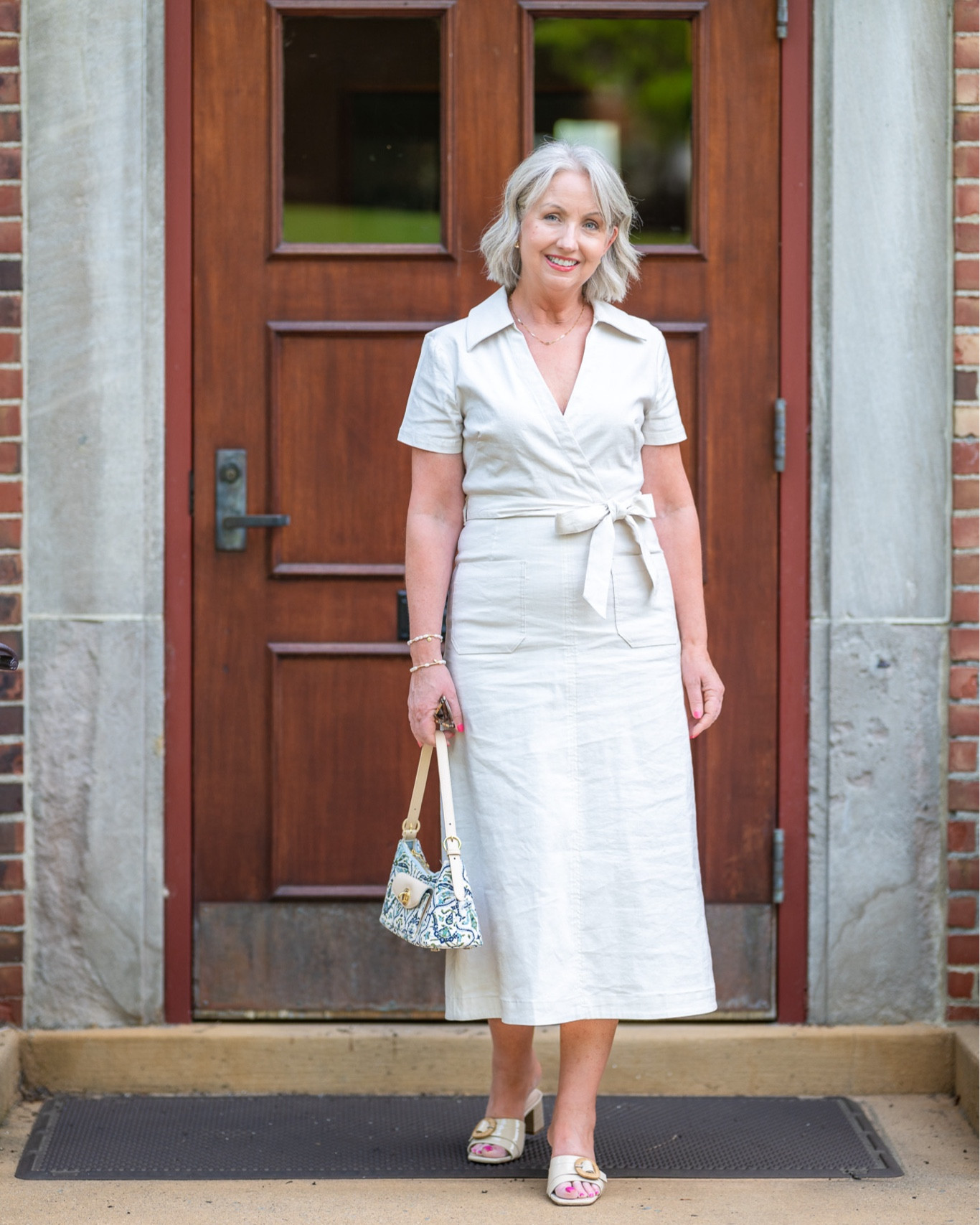 Use code ANTHRO20 to save 20% on this Colette by Maeve wrap midi dress. It’s my new FAVORITE DRESS. It fits true to size and feel so comfortable. There’s just a bit of elastane in the fabric for a nice bit of stretch  

#LTKMidsize #LTKSaleAlert #LTKOver40