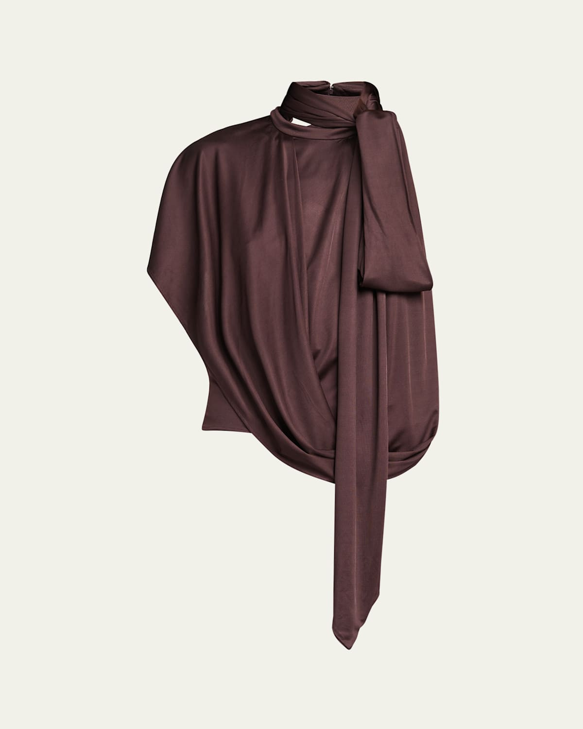 Huresta Asymmetric Draped Blouse | Bergdorf Goodman