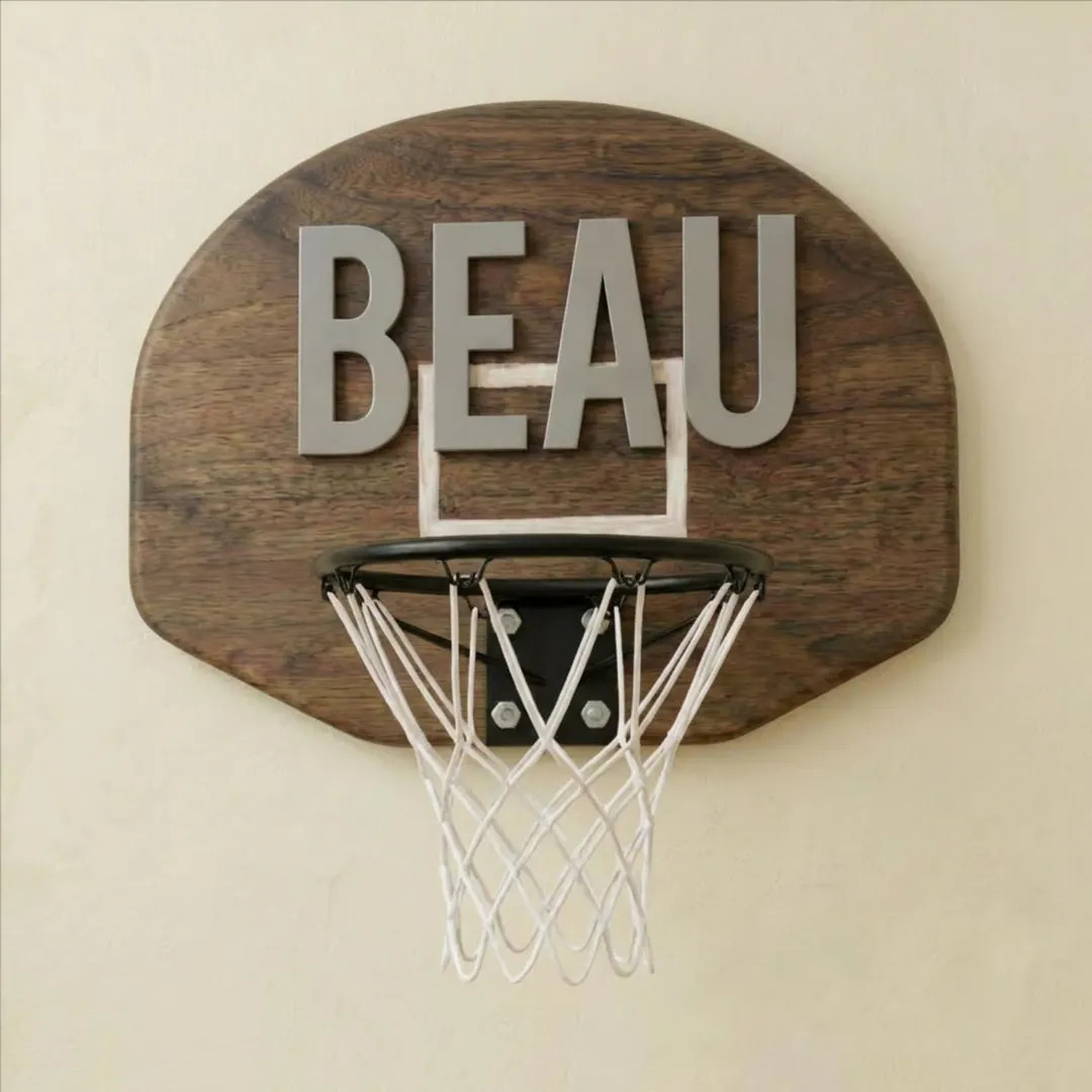 Personalized Basketball Hoop Mini Basketball Over the Door Custom Sport Decor Gift for Teenage Bo... | Etsy (Global)