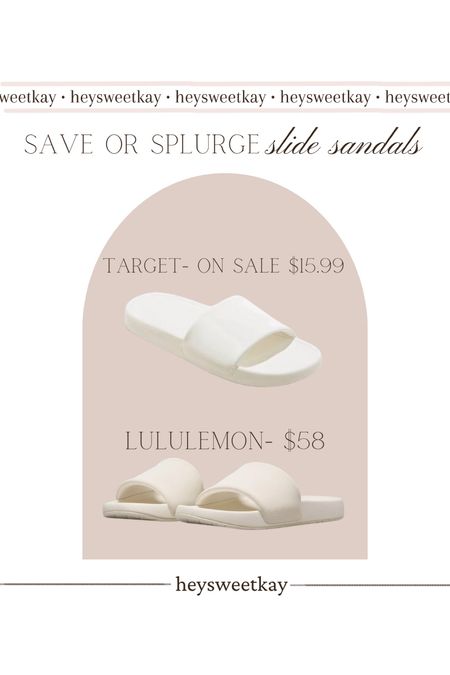 Target sandals on sale!! I love mine so much!