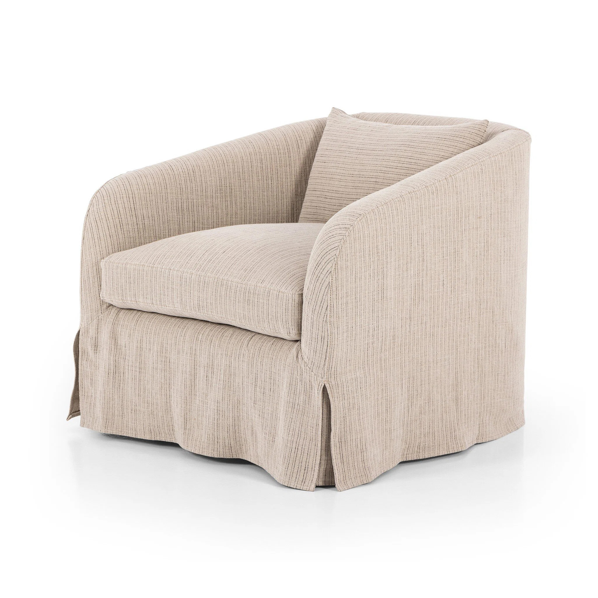 Topanga Slipcover Swivel Chair-Laine Flint | Wayfair North America