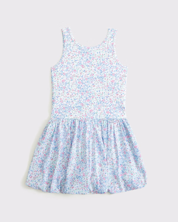 ypb bubble hem mini dress | Abercrombie & Fitch (US)