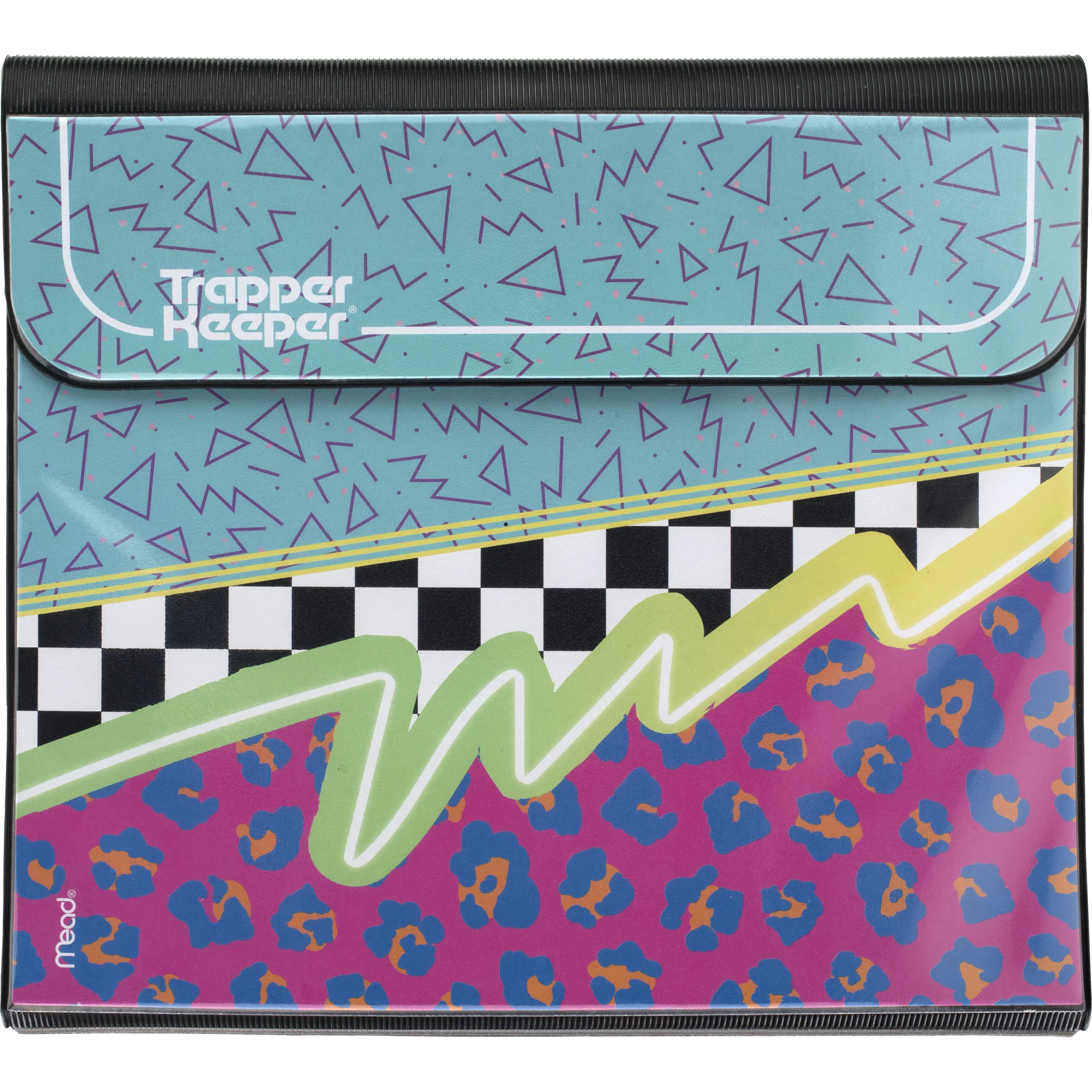 Mead Trapper Keeper Binder, 1" Round Rings, Funky (260038L-WMT) | Walmart (US)