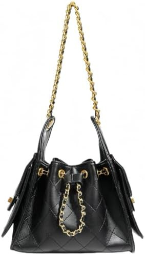 Women’s Classic Quilted Shoulder Bags Chain Strap Handbags Suede Tote Crumpled Purse Slouchy Ho... | Amazon (US)