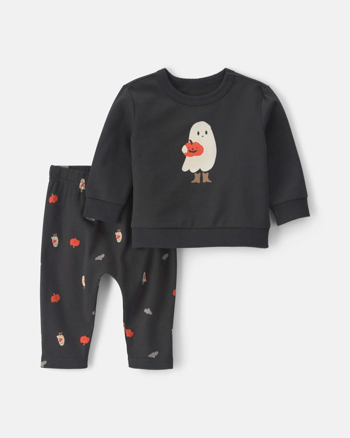 Baby 2-Piece Cowboy Halloween Long-Sleeve Top & Pant Set - Black | Carter's | Carter's Inc