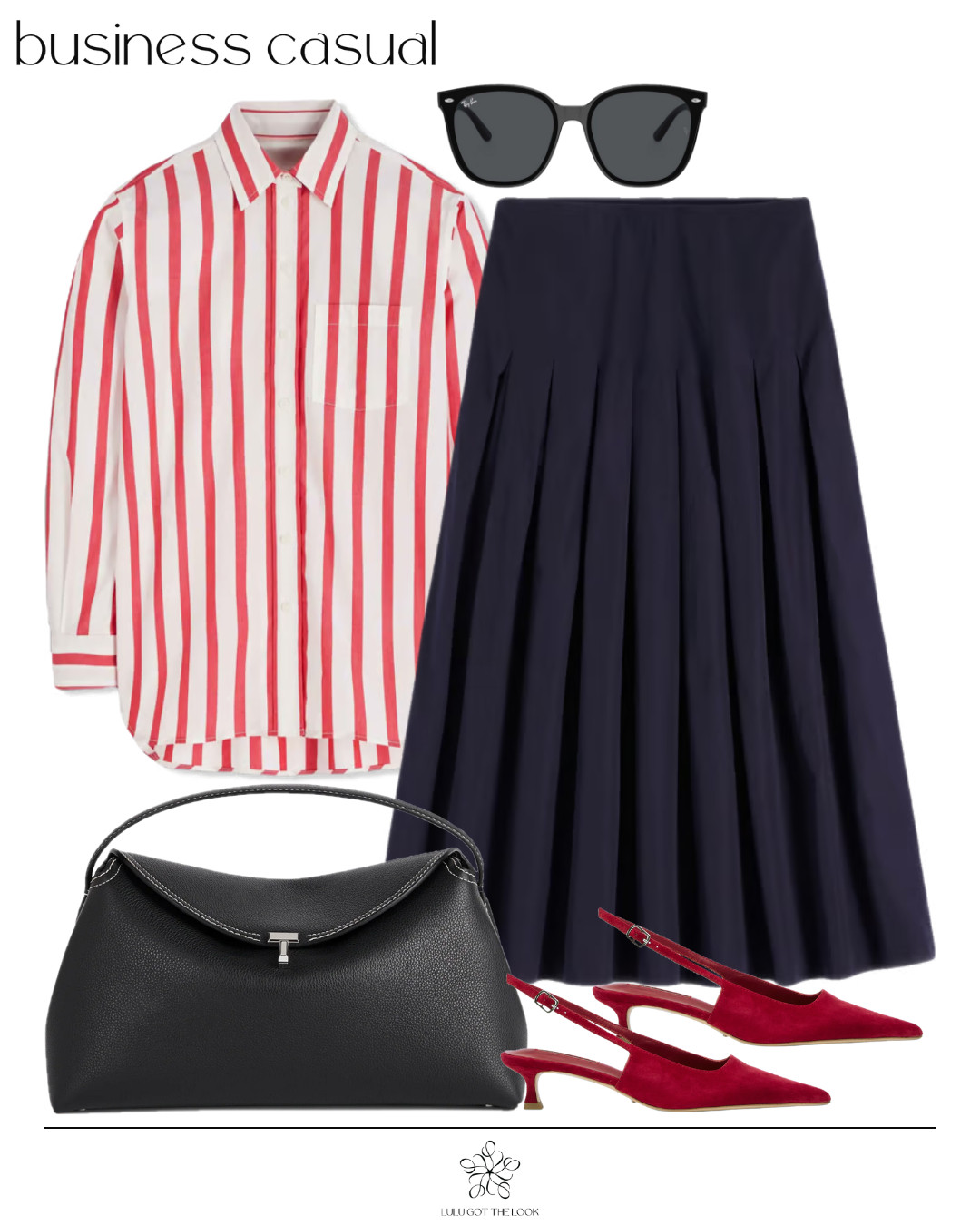 Business casual: Boden striped shirt - 4 looks - look 3 

 #LTKootd #LTKSeasonal #LTKU