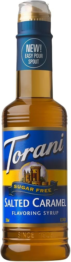 Torani Sugar Free Syrup, Salted Caramel, 12.7 Ounce | Amazon (US)