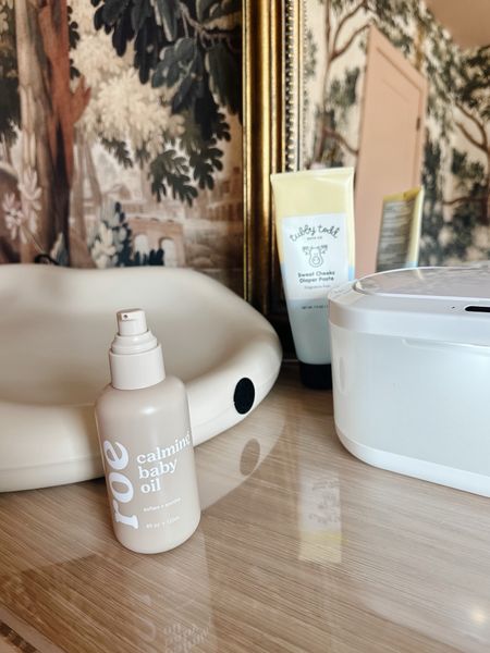 Calming baby oil we use on dearest daughter. I love this baby oil, because it’s water-based, soothing, and keeps her skin soft and hydrated. Made out of grape seed oil, avocado oil and meadow foam oil. 

#LTKBeauty #LTKBaby