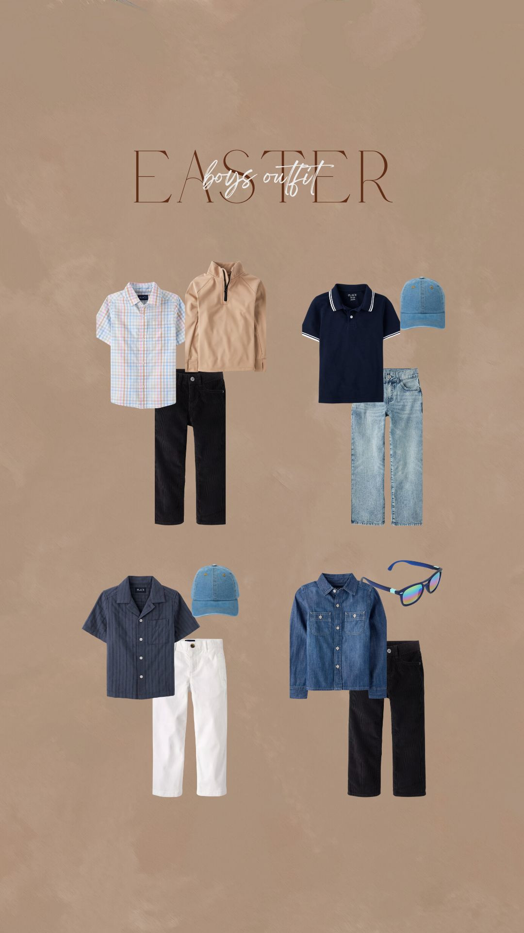 Boys’ Easter outfits from The Children’s Place 🐰
Use code EXTRA20 to get an extra 25% off all products. 

 #LTKSeasonal #LTKSaleAlert #LTKKids