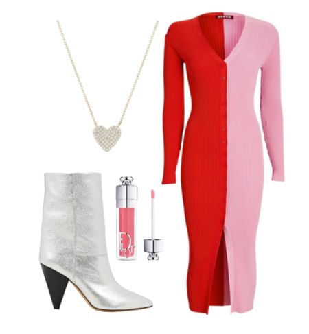 Valentine’s Day outfit 
Staud dress 
Isabel Marant boots 
Gorjana necklace 
Dior lipgloss 

#LTKstyletip #LTKshoecrush #LTKSeasonal