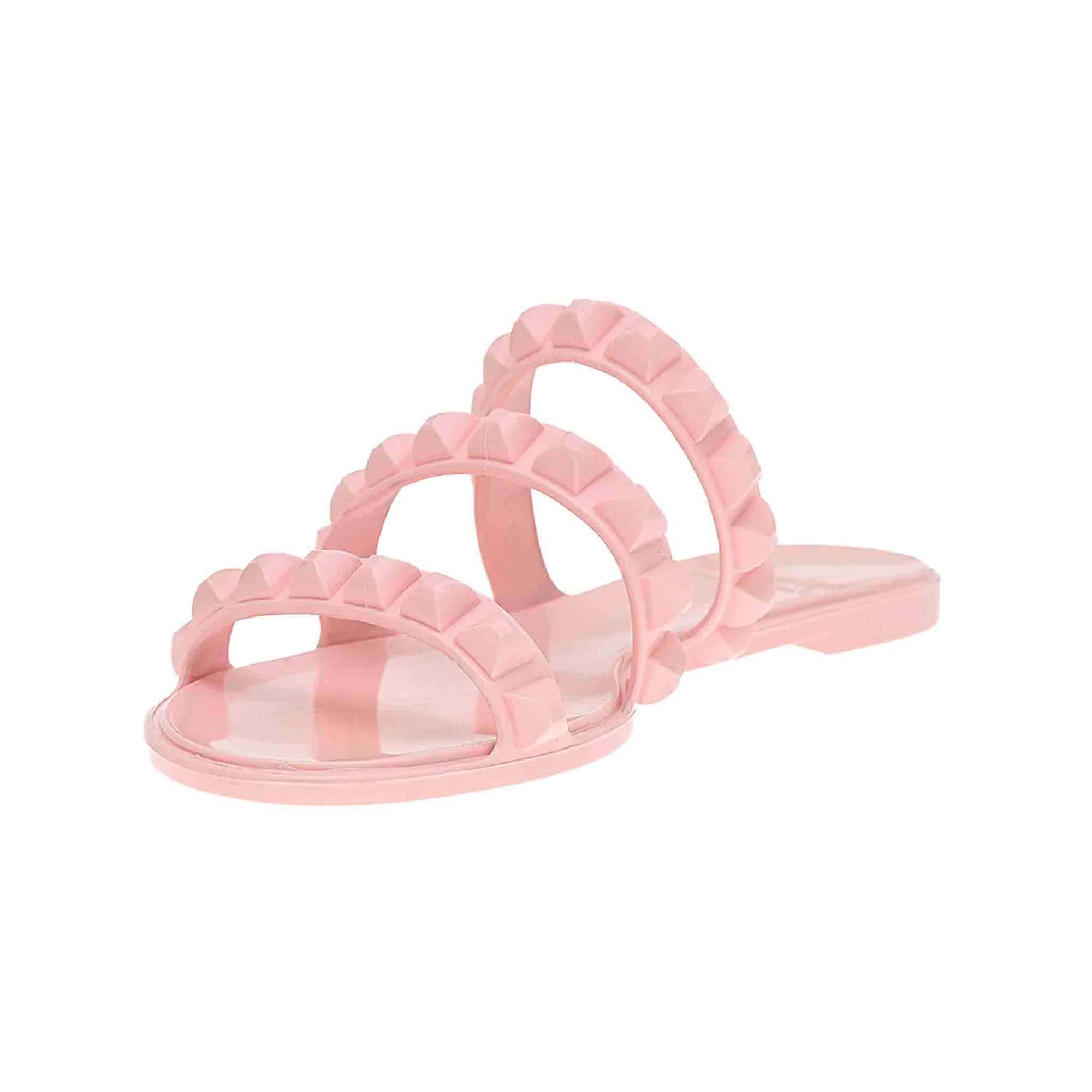 Maria 3 Strap Flat Jelly Sandals | Carmen Sol