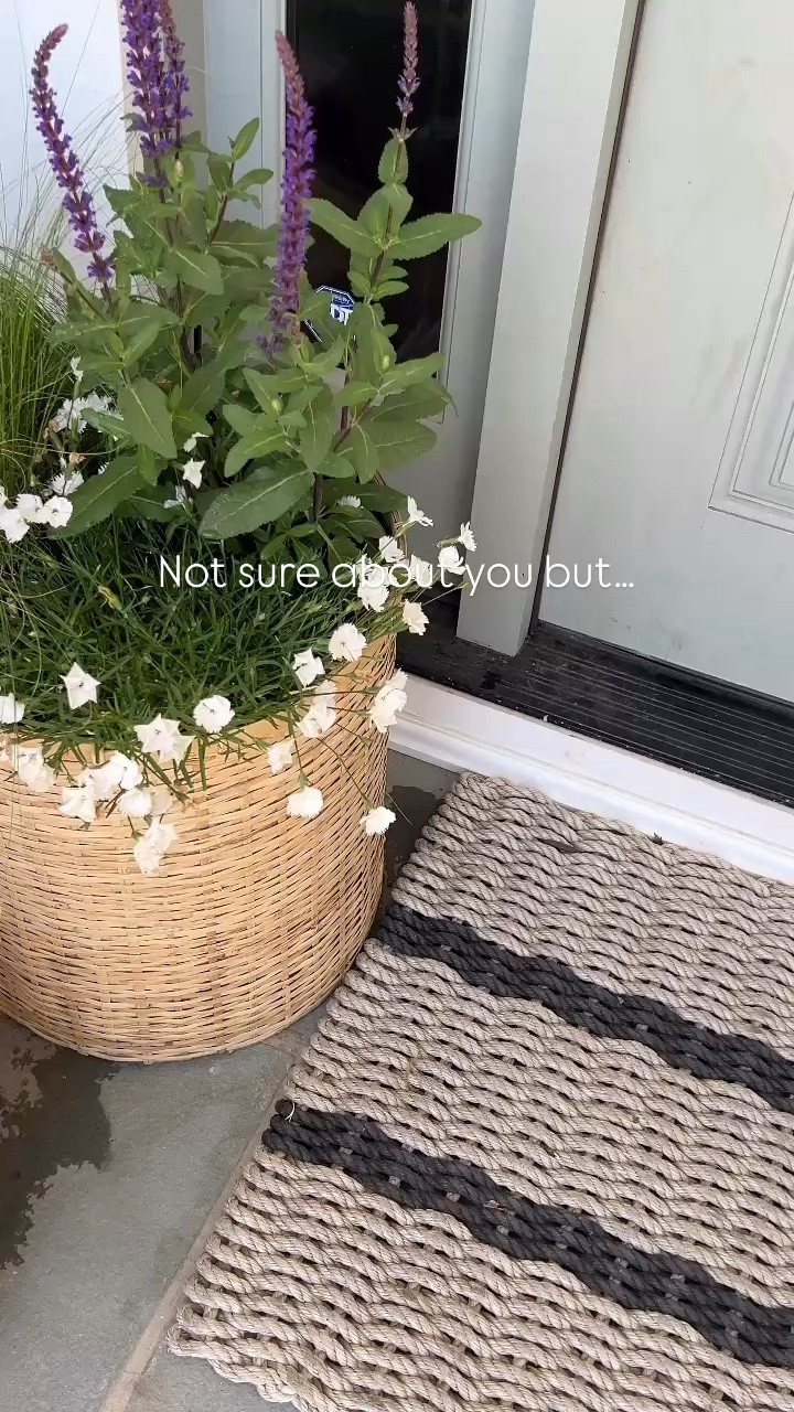 It’s almost time to give your front porch a spring glow up!!! Last year, we painted our front door “Pigeon” by Farrow & Ball and it’s made our porch so much brighter. 

I also like to plant several types of grasses and perennials to create a layered look that grows all season long — and mixing and match bc planters of various sizes, materials and heights is fun! Linking some favorites currently in stock to help you get a similar look…  

#LTKdayinmylife #LTKSeasonal #LTKHome
