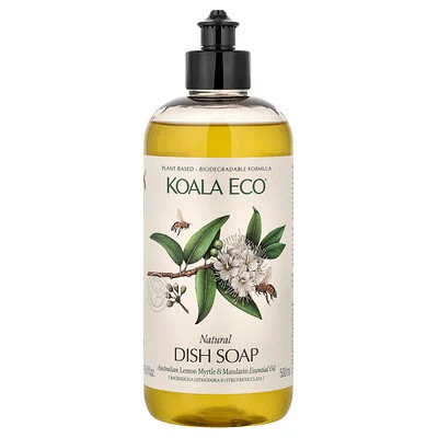 Koala Eco, Natural Dish Soap, Australian Lemon Myrtle & Mandarin Essential Oil, 16.9 fl oz (500 ml) | iHerb