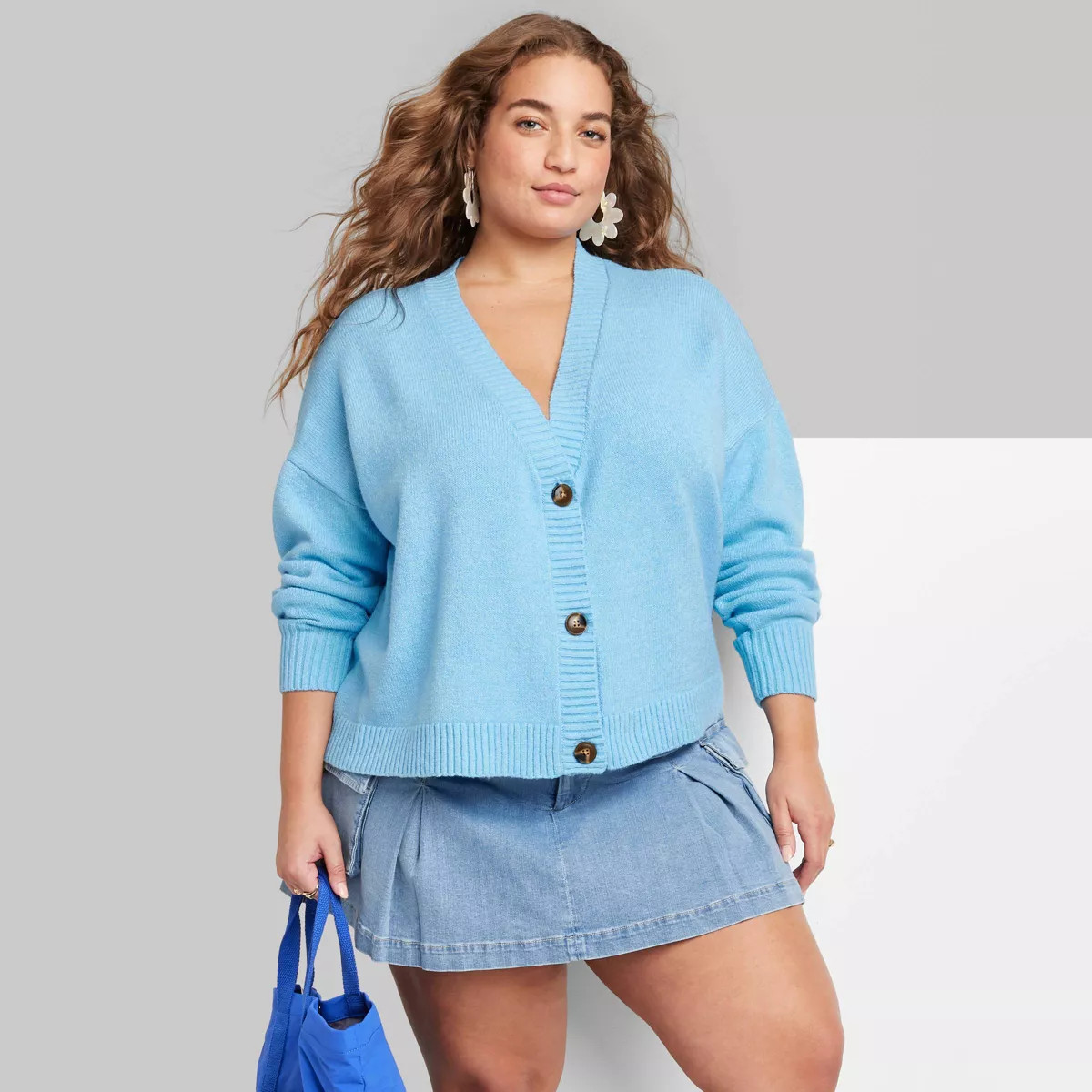 Women's Slouchy Button-Front Cardigan - Wild Fable™ | Target