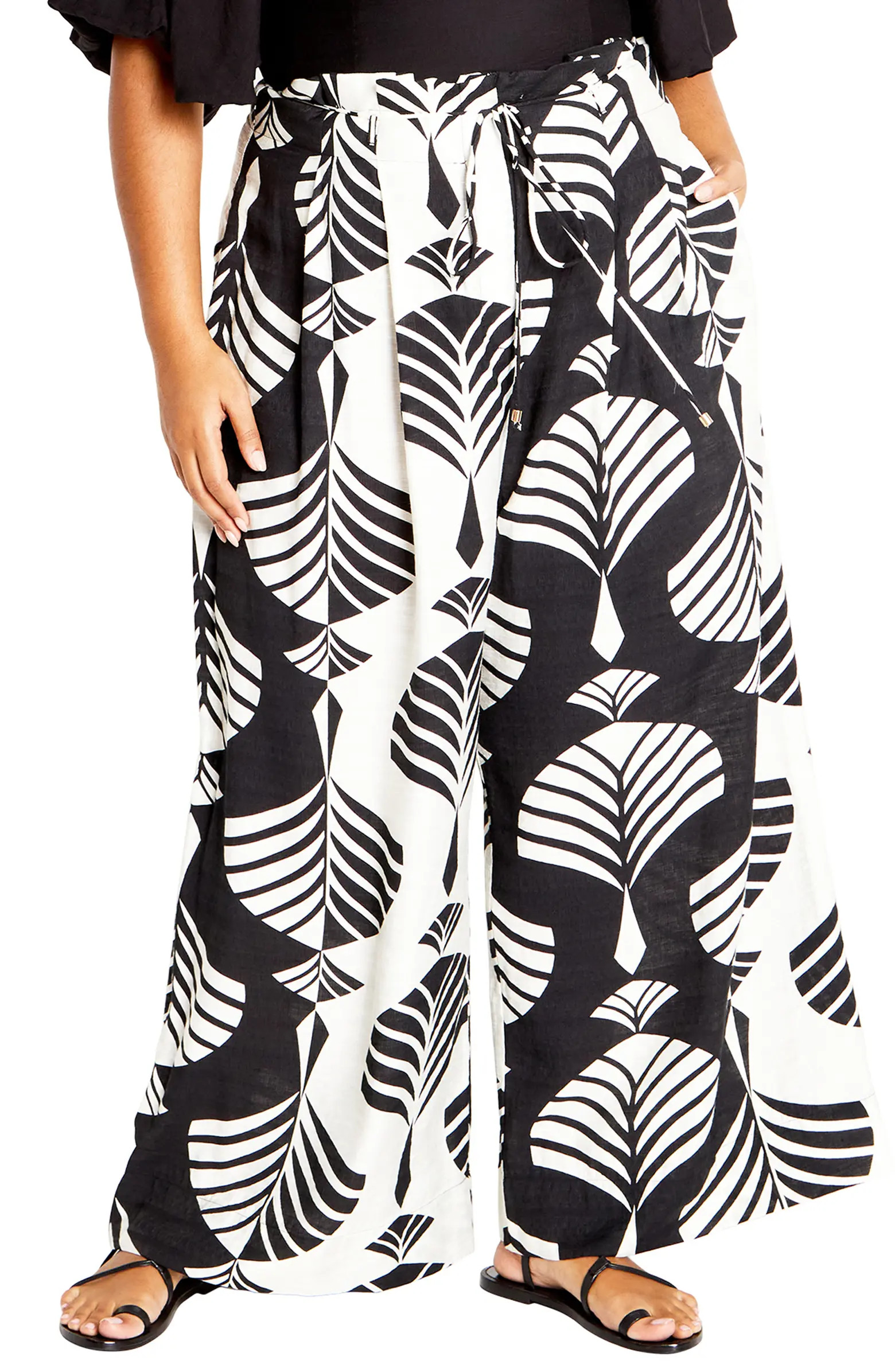 City Chic High Waist Wide Leg Pants | Nordstrom | Nordstrom